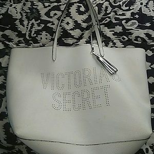 Victoria secret leather beach bag/ big purse
